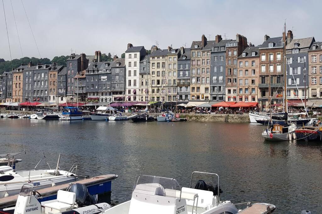 Jolie Maison Avec Jardin Honfleur Eksteriør bilde